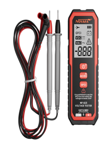 NOYAFA NF-823 AC/DC Voltaj Dedektörü 100mV-610V GFCI LED Işıklı Test Kalemi