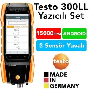 Testo 0564 3004 71 300 LL Baca Gazı Analiz Cihazı (Yazıcılı Set)