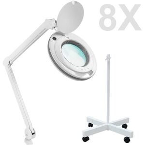 6017 Ayaklı Büyüteç Ayarlanabilir Işık Seviyeli (8X)