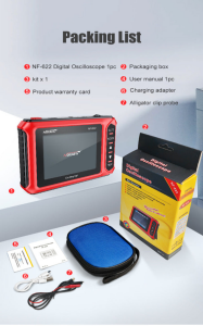 NOYAFA NF-622 Mini El Tipi Dijital Osiloskop 2.8” TFT 2.5MS/s 200KHz