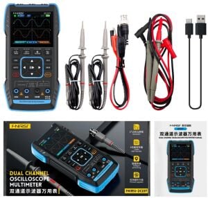 Fnirsi 2C23T 3in1 10MHz 2 Kanal 50MSa/s El Tipi Dijital Osiloskop & Multimetre & Sinyal Jeneratörü