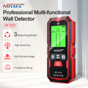 NOYAFA NF-5101 Duvar Dedektörü Metal Ahşap AC Kablo Bulucu LCD Ekranlı