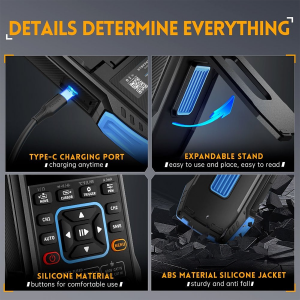 FNIRSI 2C23T+ 3'ü 1 Arada Çift Kanallı Tablet Osiloskop Multimetre Fonksiyon Jeneratörü