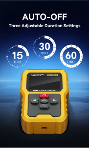 Noyafa NF-8504 PoE Kablo Test Cihazı 2.4 İnç LCD Ekranlı