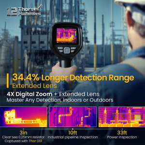 Thermal Master Thor001 Uzman Termal Kamera – 512×384 Çözünürlük, IR-Fuse™, 3,5” IPS Ekran
