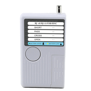 Noyafa NF-3468 4'ü 1 Arada Kablo Test Cihazı RJ11 RJ45 USB BNC