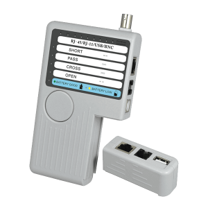 Noyafa NF-3468 4'ü 1 Arada Kablo Test Cihazı RJ11 RJ45 USB BNC