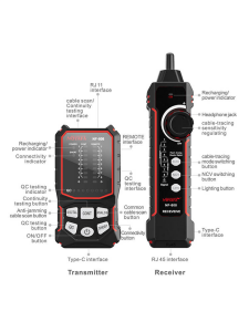 Noyafa NF-808 Çok Fonksiyonlu Ağ Kablosu Test Cihazı RJ45 RJ11