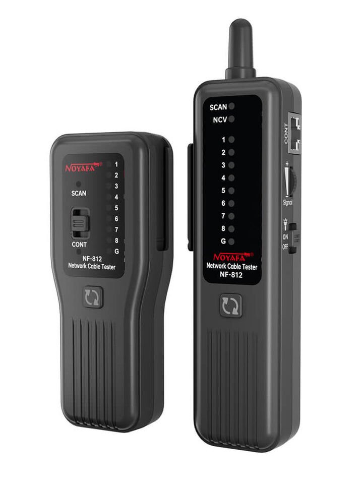 Noyafa NF-812 RJ45 RJ11 Ağ Kablosu Test Cihazı ve Toner Prob Kiti