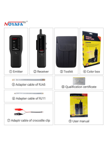 Noyafa NF-812 RJ45 RJ11 Ağ Kablosu Test Cihazı ve Toner Prob Kiti