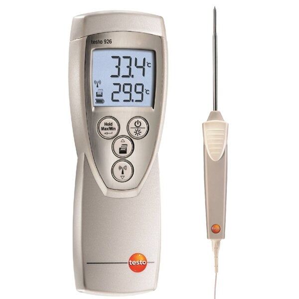 Testo 0603 1293 + 926 T 926 T Tipi Daldırma Problu Termometre Seti