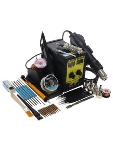 Gordak 968D Dijital Çift Ekran Havya ve Sıcak Hava Lehim İstasyonu 450W