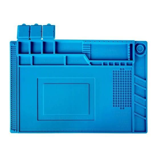 S160 Isıya Dayanıklı Manyetik Silikon Tamir Pedi 500°C 30x45cm Servis Matı