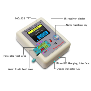 Fnirsi LCR-TC1 Çok Fonksiyonlu 1.8 Inch TFT Ekran Test Cihazı