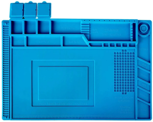 S160 Isıya Dayanıklı Manyetik Silikon Tamir Pedi 500°C 30x45cm Servis Matı