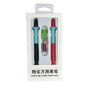 ZF005 0.05mm Multimetre Test Probu Ultra İnce İğne Uçlu Silikon Ölçüm Kablosu Seti