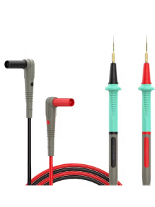 ZF005 0.05mm Multimetre Test Probu Ultra İnce İğne Uçlu Silikon Ölçüm Kablosu Seti