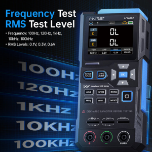 Fnirsi LC1020E Yüksek Hassasiyetli Elde Taşınabilir Dijital Köprü LCR ESR Test Cihazı