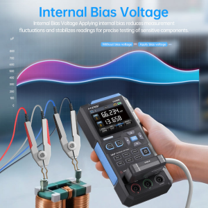 Fnirsi LC1020E Yüksek Hassasiyetli Elde Taşınabilir Dijital Köprü LCR ESR Test Cihazı