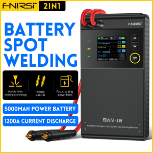 Fnirsi SWM-10 Taşınabilir Akıllı Renkli Ekran Nokta Pil Punta  Makinesi