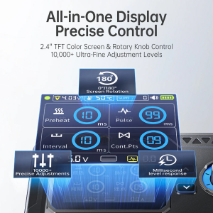 Fnırsi SWM-20 1200A Çift Darbeli Şarjlı  Nokta Kaynak Pil Punta Makinesi