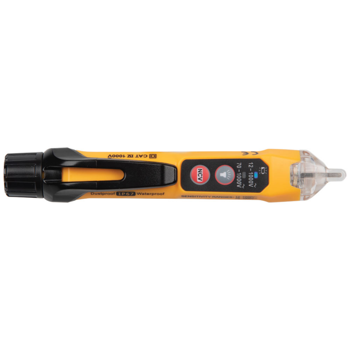 Klein Tools NCVT-3P Çift Aralıklı Temassız Gerilim Test Cihazı ve El Feneri 1000V