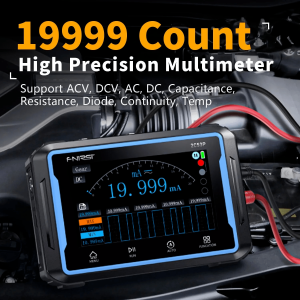 Fnirsi 2C53P 3in1 50MHz 2 Kanal 250MSa/s El Tipi Dijital Tablet Osiloskop & Multimetre & Sinyal Jeneratörü