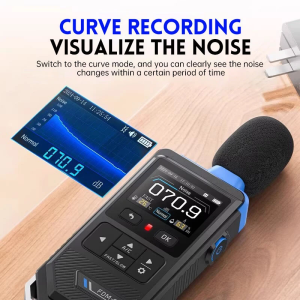 FNIRSI FDM02 Profesyonel Ses Seviyesi Ölçer Desibel Metre