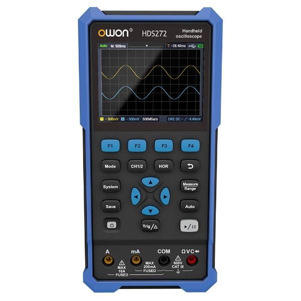 OWON HDS 272S Cep Tipi Osiloskop + Multimetre + Siyal Jenaratörü