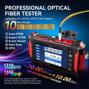 Noyafa NF-8607 Hepsi Bir Arada Fiber ve Ağ Test Cihazı (OTDR 150km, PoE, Multimetre)