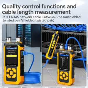 Noyafa NF-8518 Çok Fonksiyonlu Ağ ve Fiber Test Cihazı (OPM, PoE, VFL, CAT6)