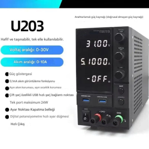 Sunline U203 30V 10A Programlanabilir DC Güç Kaynağı