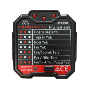 Hobotest  HT 105D Priz Test Aleti