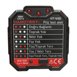 Hobotest  HT 105D Priz Test Aleti