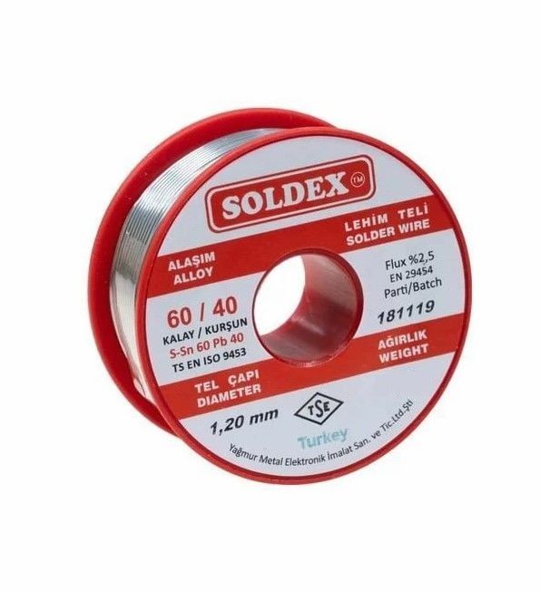 Soldex 60/40 200 gr 1.2 mm Lehim Teli