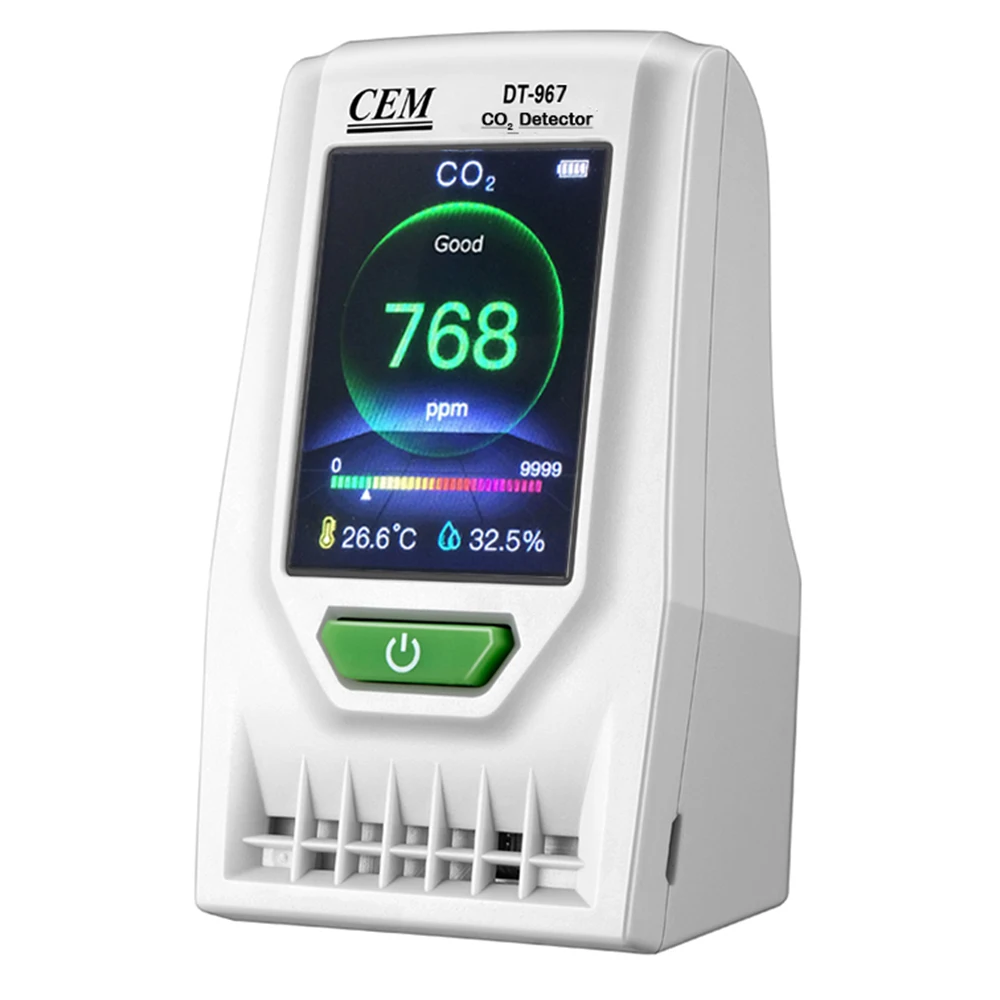CEM DT-967 Masaüstü İç Mekan Hava Kalitesi CO2 Monitörü