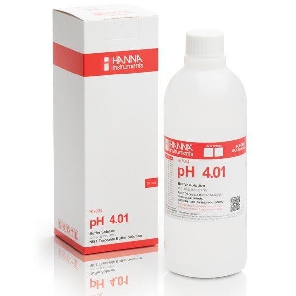Hanna Instruments HI7004L Hanna Ph4 Kalibrasyon Solüsyon Çözeltisi 500mL