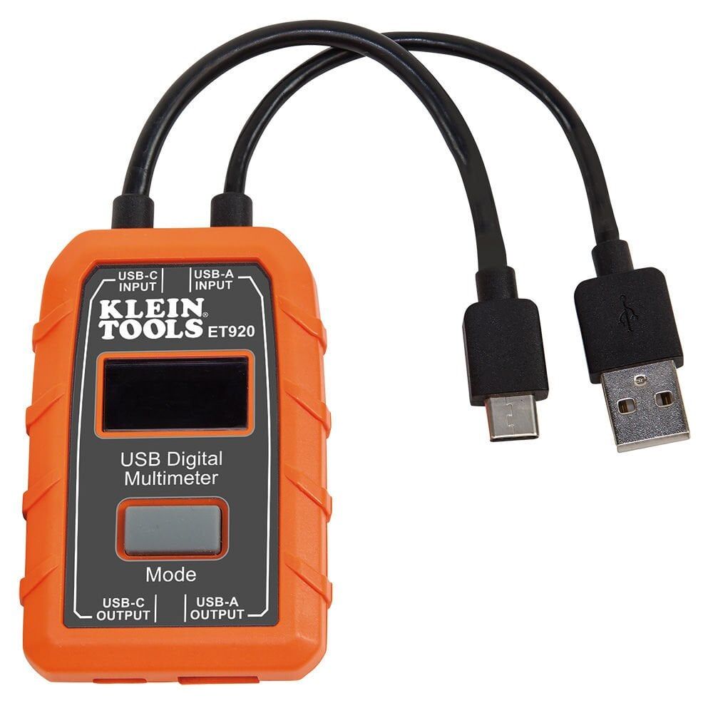 Klein Tools ET-920 USB Type A ve Type C Dijital Multimetre