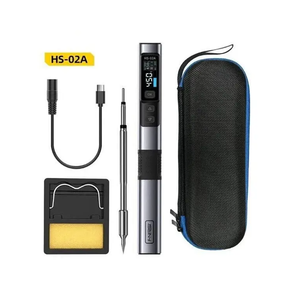 FNIRSI HS-02A 100W Dijital Oled Ekranlı  Akıllı Kalem Havya