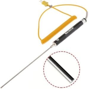 NR NR-81530B NR 81530B K Tipi Düz Uçlu Sıcaklık Ölçer Prob -50°C +500°C