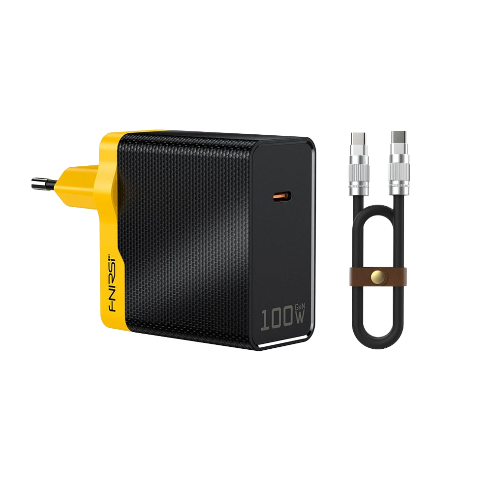 FNIRSI USB Type-C PD Şarj Kablosu + 100W PD GaN Adaptör Seti