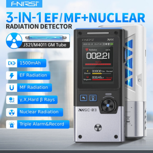 FNIRSI GC-03 Çok Fonksiyonlu Radyasyon Detektörü Test Cihazı Siyah Renk