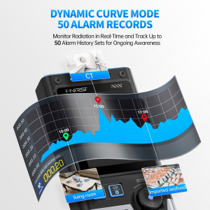 FNIRSI GC-03 Çok Fonksiyonlu Radyasyon Detektörü Test Cihazı