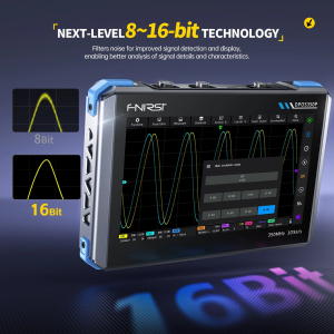 FNIRSI DPOS350P 4'ü 1 Arada 350MHz 1GSPS Osiloskop + Sinyal Jeneratörü + Spektrum Analizörü + Frekans Tepkisi Analizörü