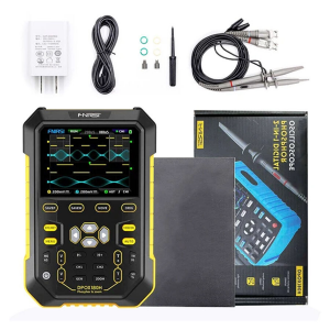 Fnirsi DPOX180H 2 Kanal 180MHz El Tipi Fosfor Dijital Osiloskop ve Sinyal Jeneratörü Sarı renk