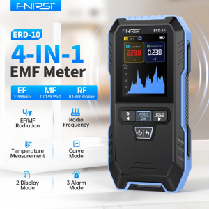 FNIRSI ERD-10 4'ü 1 Arada Elektromanyetik Radyasyon Detektörü