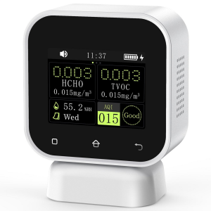 FNIRSI SFD-02 4'ü 1 Arada İç Hava Kalitesi Monitörü – Dokunmatik Ekranlı HCHO & TVOC Ölçüm Cihazı