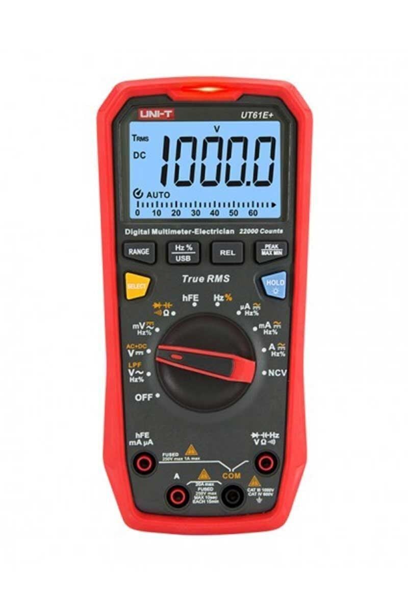 Unit UT61E+ 1000V True RMS Dijital Multimetre Ölçü Aleti