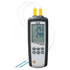 Cem Instruments DT-38F Cem Sıcaklık Kayıt Cihazı 2 Kanallı Datalogger
