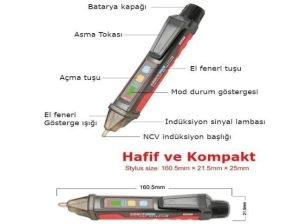 Unit UT12E Temassız Voltaj Test Kalemi